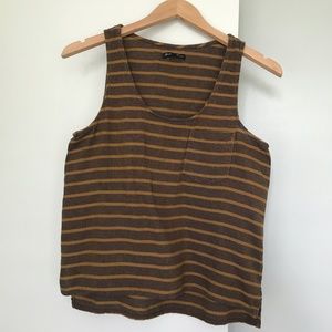 MADEWELL: Broadway & Broome Striped Pocket Tank